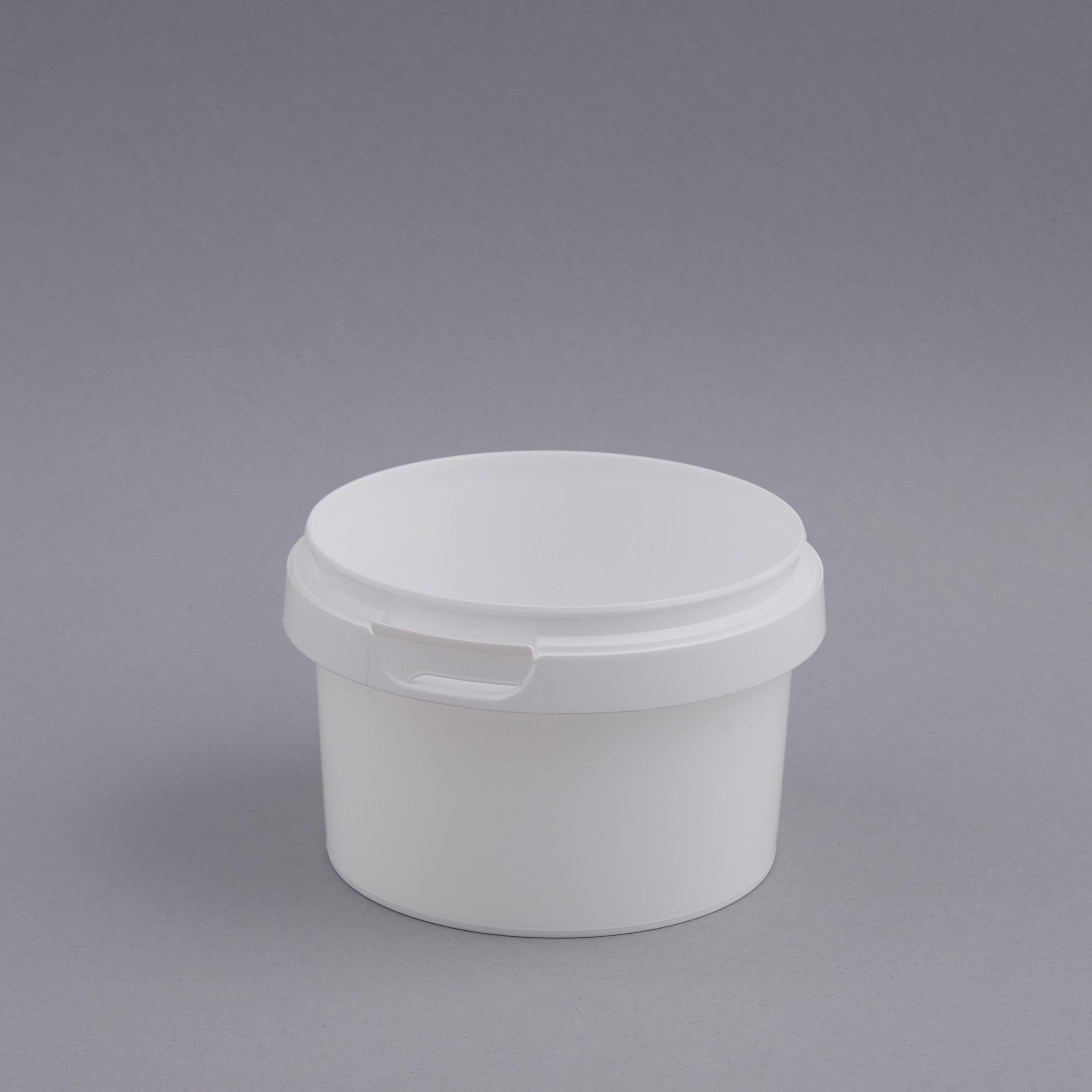 Jar 565 ml white PP w/o lid  Ø: 118 mm - H: 78,2 mm. Superfos